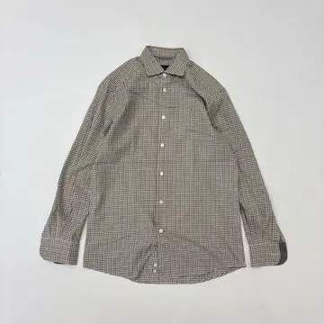 Ermemegildo Zegna 윈도우페인 체크 셔츠 사이즈 S