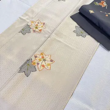 코몬 단풍 순수 실크 칠보