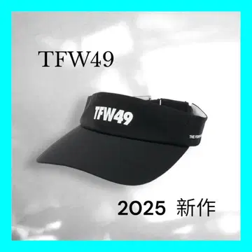 택 포함 새상품 2025 신상 TFW49 선바이저 S 사이즈 블랙