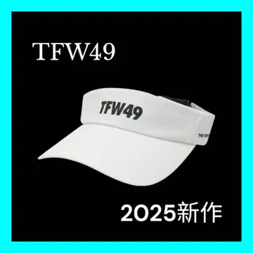 택 포함 새상품 2025 신상 TFW49 선바이저 S 사이즈 화이트