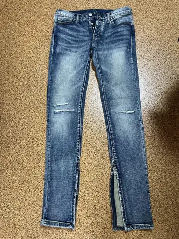 mnml 데미지 가공 스키니진 30