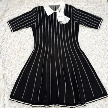 Herlipto Striped Jacquard Knit Dress