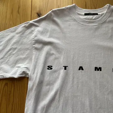 STAMPD 로고 반팔 티셔츠 빅 사이즈 심플 티셔츠 L 사이즈