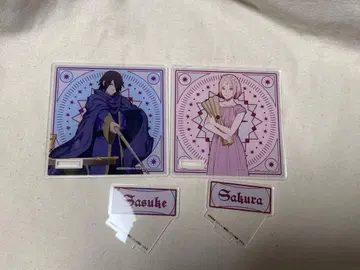 NARUTO 타로 아크릴 코스터 사스케 사쿠라