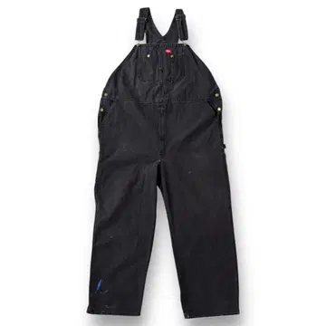 Dickies 오버롤 50 x 32 블랙 덕지 빅 사이즈