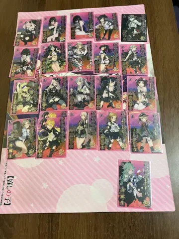 함대 컬렉션 클리어 카드 묶음 판매 세트 증정품 포함