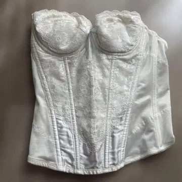 화이트 레이스 코르셋 브라이덜 이너 c70
