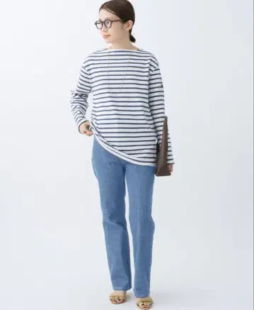 새상품, 미사용 IENA 스트레이트 데님 38