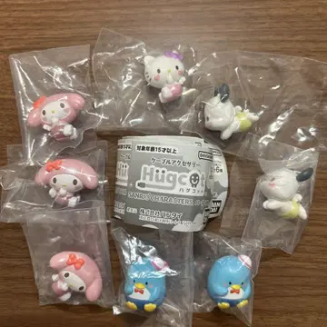 케이블 액세서리 하그코트 산리오 캐릭터즈 8개 세트