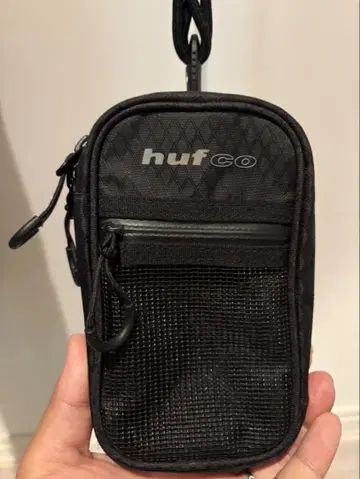 huf 스마트폰 숄더백 블랙