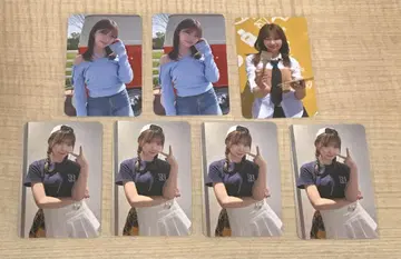 NiziU 마유카 팬미팅 회장 한정판 트레이딩 카드 7장 묶음 판매