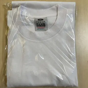새상품 프로클럽 t셔츠 화이트 2XL 반팔
