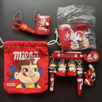 Milky 페코짱 캐릭터 굿즈 세트