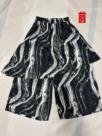odds on complex 레이어드 디자인 와이드 팬츠