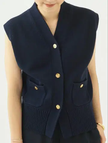 R'IAM Plage MINI 베스트 미니 베스트 네이비