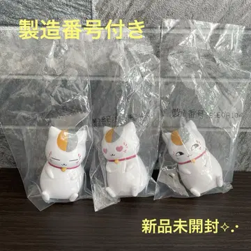 나츠메 우인장 미니 피규어 냥코 선생님 3종 세트