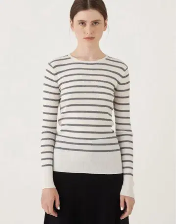GALERIE VIE 프리미에르 울 리브 크루넥 풀오버