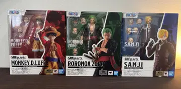 SHFiguarts 원피스 루피 조로 상디 피규어 세트