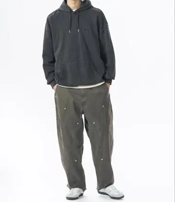 고밀도 편직 내구성 American retro pants N2356