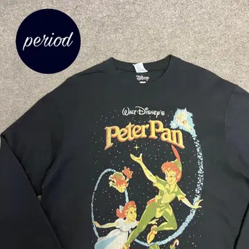 P2501 Disney 피터팬 프린트 맨투맨 PeterPan