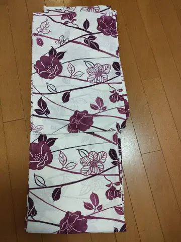 [ 새상품 ] 적자색 꽃의 유카타 단품