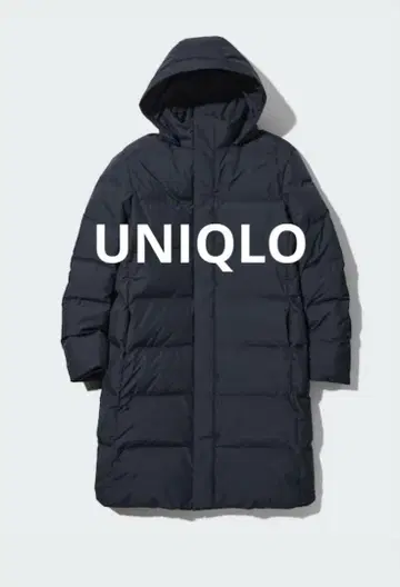 [ 새상품급 ] UNIQLO 심리스 다운 S 네이비 블랙