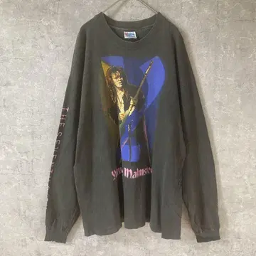 USA 90s 잉베이 말름스틴 롱T Hanes L 반팔 티셔츠