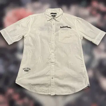REAL CRUSH embroidery 반팔 셔츠