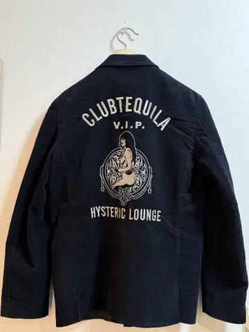 HYSTERIC GLAMOUR 벨로아 테일러드 자켓 히스걸