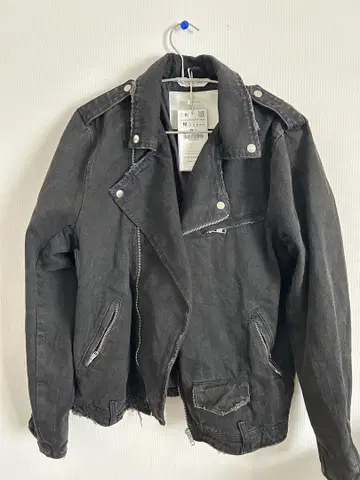 ZARA 블랙 M 사이즈 데님 자켓