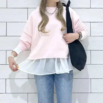 래글런 리브 풀오버