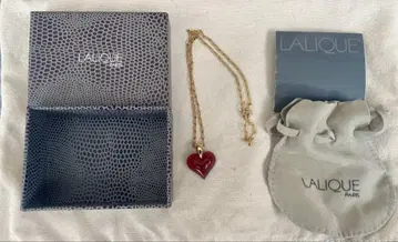 라리크 LALIQUE 크리스탈 하트 펜던트