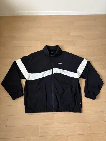 VANS 나일론 자켓 XL 블랙/화이트