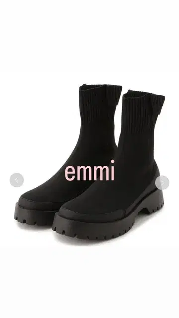 emmi eco 니트 부츠 블랙
