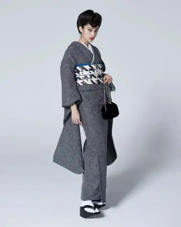 새상품 시츠케 포함! KAPUKI 쌀 직조 코몬 S
