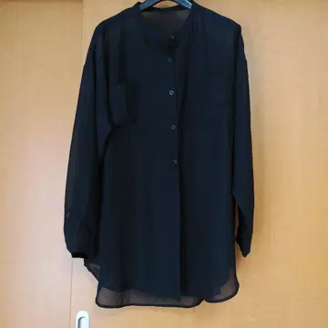0147 MISCH MASCH 새상품 블랙 버튼 긴팔 셔츠