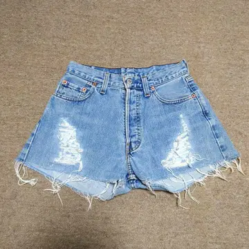 새상품급 Levi's 517 데미지 데님 숏팬츠 W28