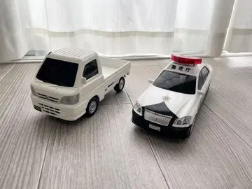 경 트럭 미니카와 순찰차 세트