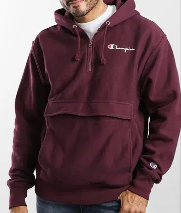 champion 하프 지퍼 후드티 리버스 위브 챔피온 구제 의류