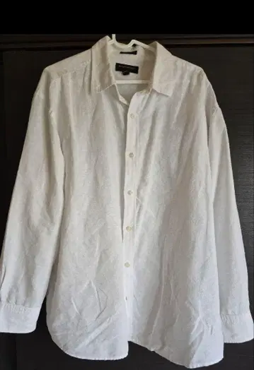 BANANA REPUBLIC 린넨 화이트 셔츠 L