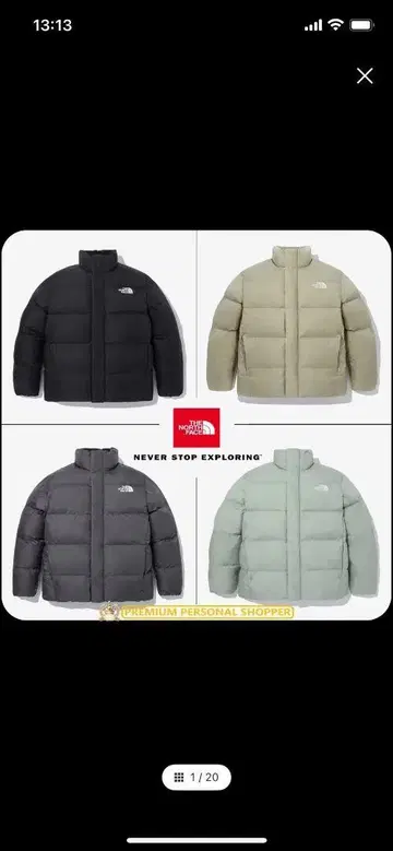 THE NORTH FACE 다운