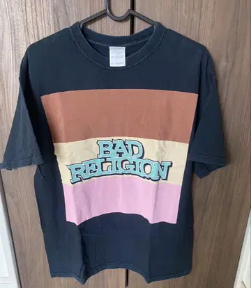 BAD RELIGION 컬러 블록 T셔츠 M