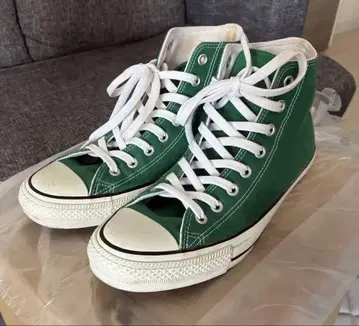 Converse 그린 하이컷 스니커즈 Chuck Tyler