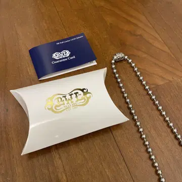 bill wall leather 목걸이 스테인리스 체인