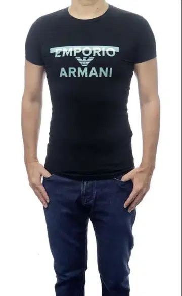 Emporio armani 남성용 언더 크루넥 T셔츠