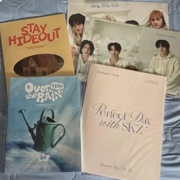 스키즈 4기 5기 시즌 그리팅 소책자 포스터 책자 앨범 stay