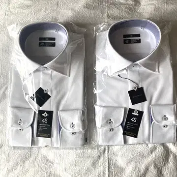 남성용 와이셔츠 M 2점 세트