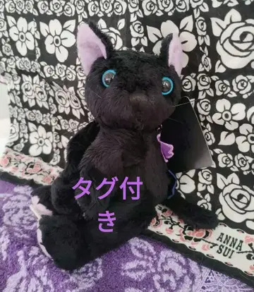 ANNA SUI 안나수이 그로브 홀더 검은 고양이 버터플라이