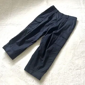 코즈 cos' 카고 팬츠 네이비 팔분치 일본제