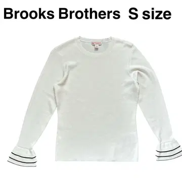 [새상품급] Brooks Brothers 화이트 니트 S사이즈